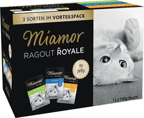 Miamor Ragout Royale ar trusi, vistu, tunci, 12x100g cena un informācija | Konservi kaķiem | 220.lv