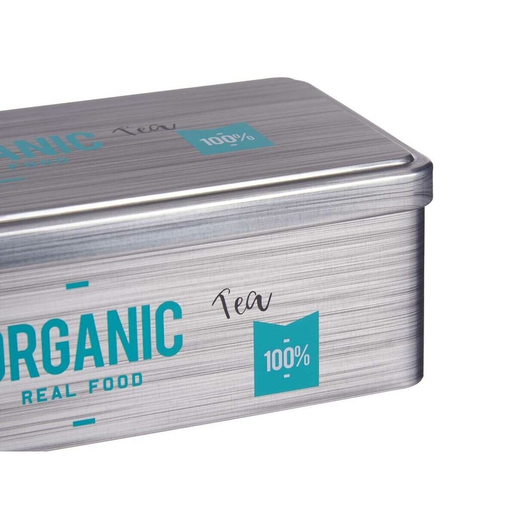 Uzglabāšanas kaste Organic Tea (11 x 7,1 x 18 cm) (24 gab.) cena un informācija | Trauki pārtikas uzglabāšanai | 220.lv