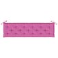 vidaXL sola matracis, 180x50x7 cm, audums, rozā cena un informācija | Krēslu paliktņi | 220.lv