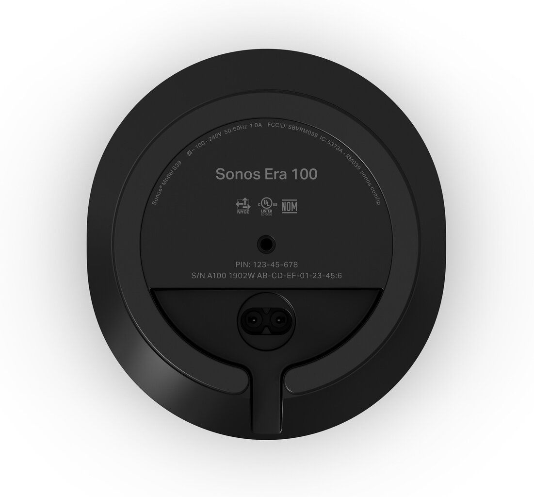 Sonos Era 100, melns cena un informācija | Skaļruņi | 220.lv