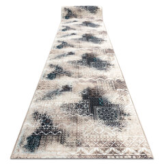 Neslīdošs paklājs PATCHWORK vintage, bēšs 100 cm cena un informācija | Paklāji | 220.lv