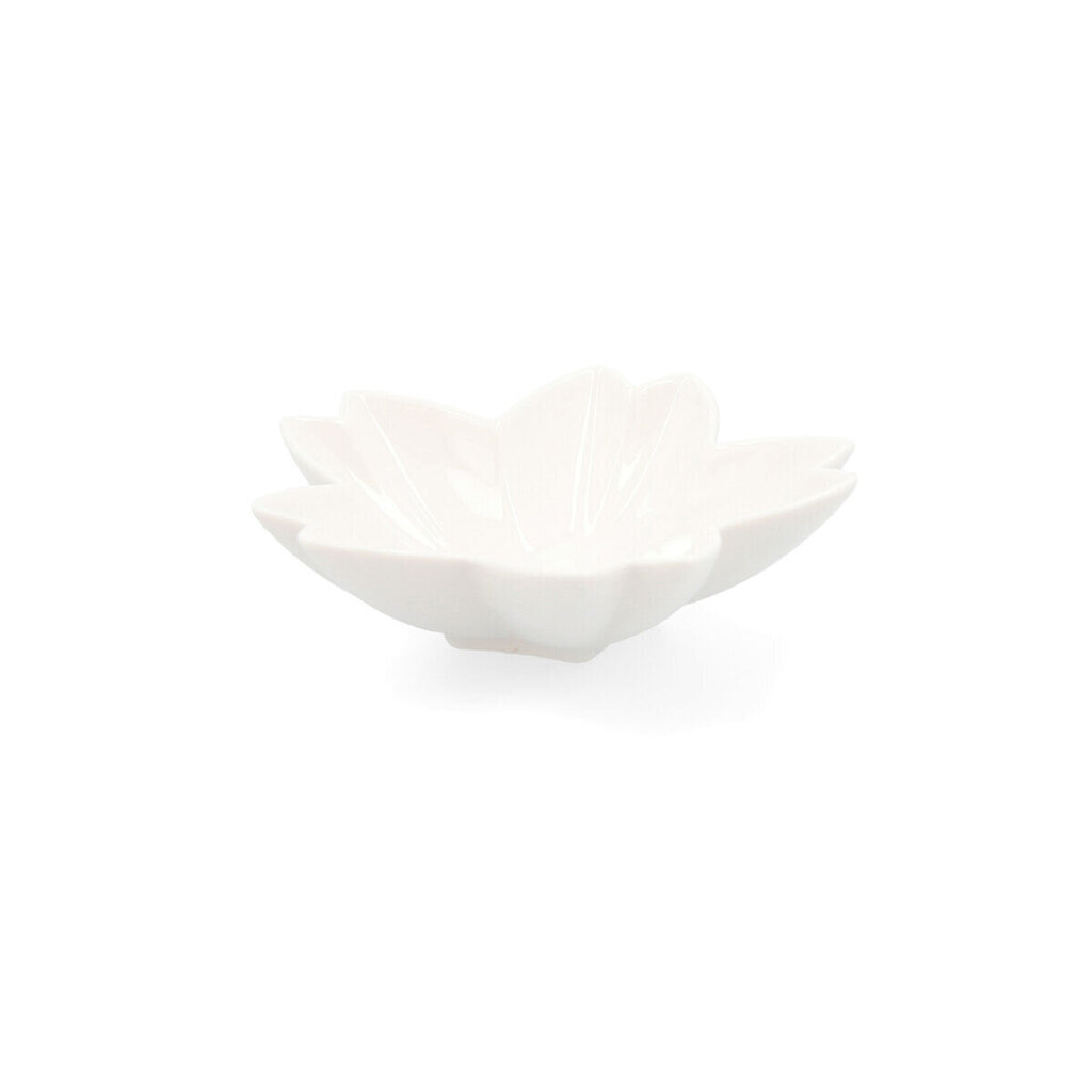 Uzkodu paplāte Quid Select Zieds Keramika Balts (11 cm) (Pack 6x) цена и информация | Trauki, šķīvji, pusdienu servīzes | 220.lv