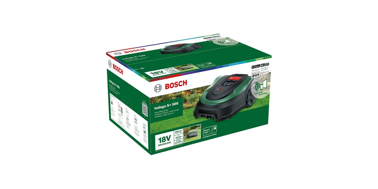 Zāles pļāvējs-robots Bosch Indego S+ 500 цена и информация | Zāles pļāvēji roboti | 220.lv