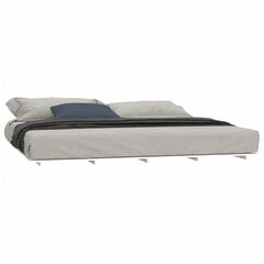 vidaXL gultas rāmis, balts, 180x200 cm, priedes masīvkoks cena un informācija | Gultas | 220.lv