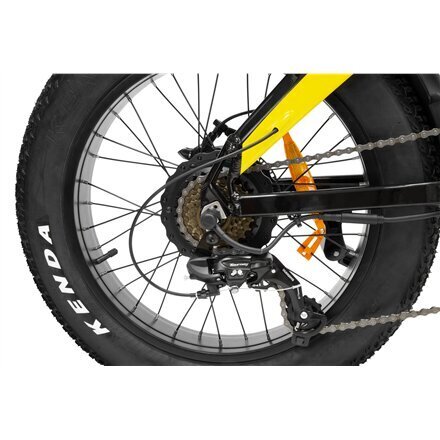 Elektriskais velosipēds Ducati Firmed Scrambler SCR-E 20", melns/dzeltens cena un informācija | Elektrovelosipēdi | 220.lv