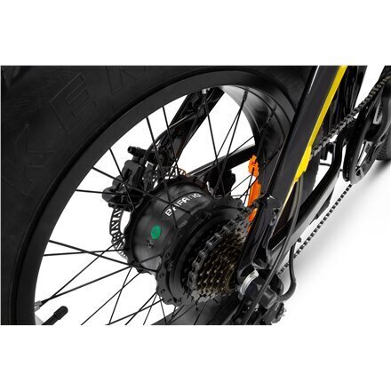 Elektriskais velosipēds Ducati Firmed Scrambler SCR-E 20", melns/dzeltens cena un informācija | Elektrovelosipēdi | 220.lv