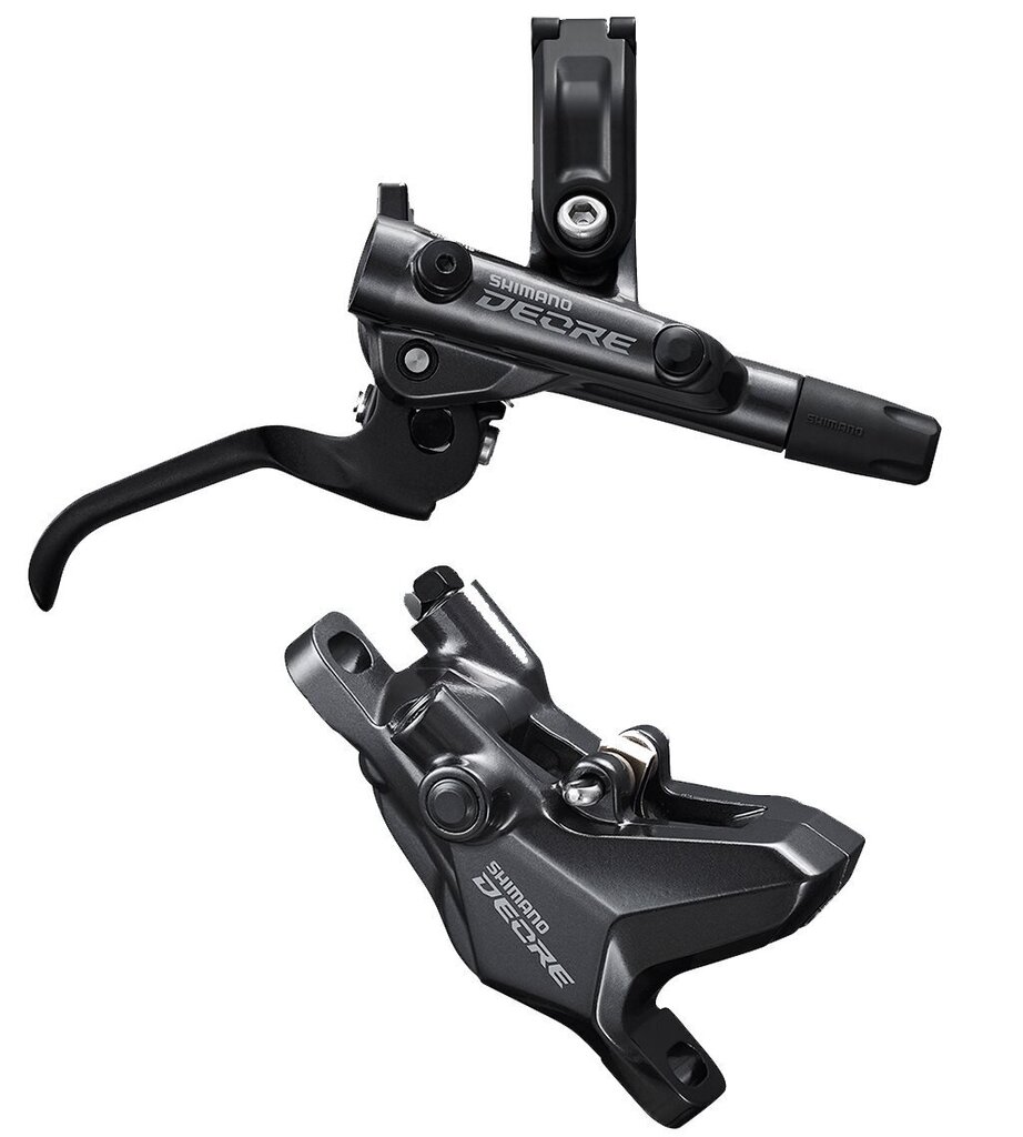 Bremžu komplekts Shimano Deore BL-M6100(R), BR-M6100(R) aizmugurējās melnas (EM61001JRRXRA170) cena un informācija | Citas velosipēdu rezerves daļas | 220.lv