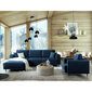 Stūra dīvāns NORE Dalia Nube 40, kreisās puses, zils cena un informācija | Stūra dīvāni | 220.lv