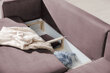 Stūra dīvāns NORE Dalia Loco 24, kreisās puses, violets cena un informācija | Stūra dīvāni | 220.lv