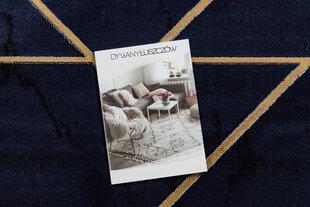 ковер EMERALD эксклюзивный 1012 гламур, стильный геометричес темно-синий / золото цена и информация | Ковры | 220.lv