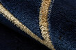 Paklājs EMERALD ekskluzīvs 1012 glamour, stilīgs ģeometriskas tumši zils / zelts цена и информация | Paklāji | 220.lv