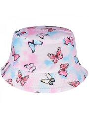 Panamas cepure bērniem 341021, rozātest/lillā 341021*01-52/54 cena un informācija | Cepures, cimdi, šalles meitenēm | 220.lv