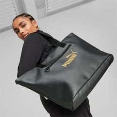 Женская сумка-шоппер Puma 079485*01, черная/золотая цена и информация | Женские сумки | 220.lv