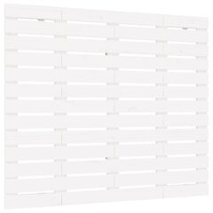 vidaXL sienas galvgalis, balts, 96x3x91,5 cm, priedes masīvkoks цена и информация | Кровати | 220.lv
