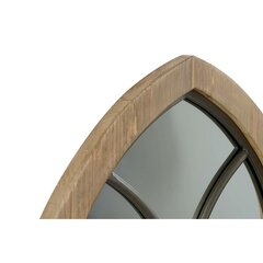 Настенное зеркало DKD Home Decor Натуральный Металл Деревянный Алюминий (65 x 4 x 135 cm) цена и информация | Зеркала | 220.lv