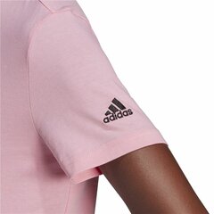 Sieviešu Krekls ar Īsām Piedurknēm Adidas Loungewear Essentials Slim Logo Rozā cena un informācija | Sporta apģērbs sievietēm | 220.lv