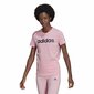 Sieviešu Krekls ar Īsām Piedurknēm Adidas Loungewear Essentials Slim Logo Rozā cena un informācija | Sporta apģērbs sievietēm | 220.lv