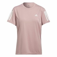 Футболка с коротким рукавом Adidas Own The Run, розовая цена и информация | Спортивная одежда для женщин | 220.lv