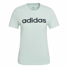 Sieviešu Krekls ar Īsām Piedurknēm Adidas Loungewear Essentials Slim Logo Piparmētra cena un informācija | Sporta apģērbs sievietēm | 220.lv