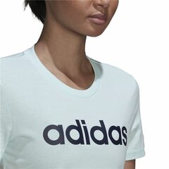 Sieviešu Krekls ar Īsām Piedurknēm Adidas Loungewear Essentials Slim Logo Piparmētra cena un informācija | Sporta apģērbs sievietēm | 220.lv