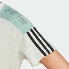 Krekls ar Īsām Piedurknēm Adidas Logo Colorblock Bēšs cena un informācija | Sporta apģērbs sievietēm | 220.lv