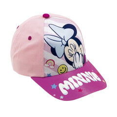Bērnu cepure ar nagu Minnie Mouse Lucky Rozā (48-51 cm) cena un informācija | Cepures, cimdi, šalles meitenēm | 220.lv