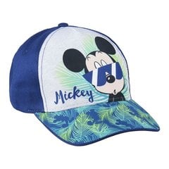 Детская кепка Mickey Mouse, синяя (51 см) цена и информация | Шапки, перчатки, шарфы для мальчиков | 220.lv