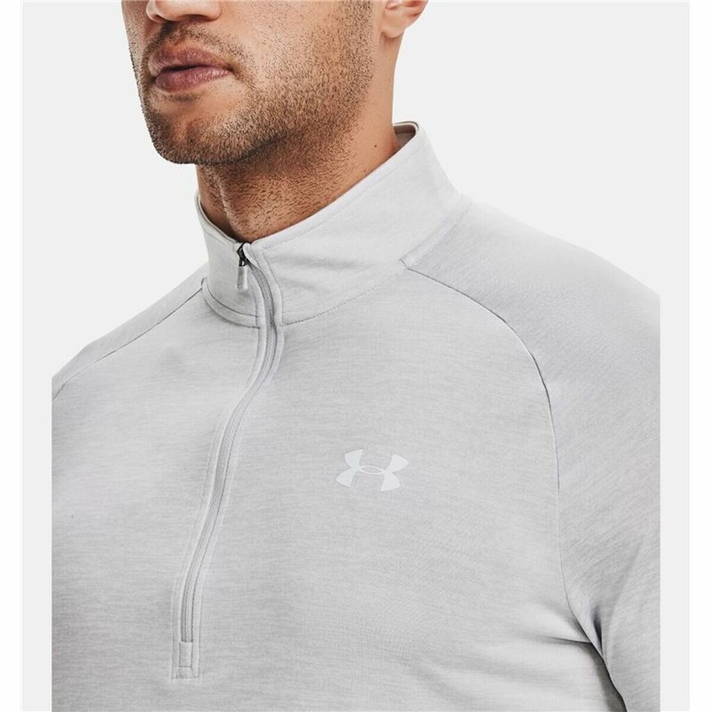 Vīriešu Krekls ar Garām Piedurknēm Under Armour Tech 2.0 1/2 Zip Balts cena un informācija | Sporta apģērbs vīriešiem | 220.lv