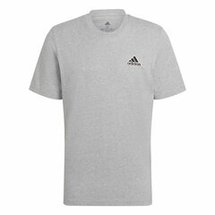 Vīriešu Krekls ar Īsām Piedurknēm Adidas Essentials Feelcomfy Pelēks cena un informācija | Sporta apģērbs vīriešiem | 220.lv