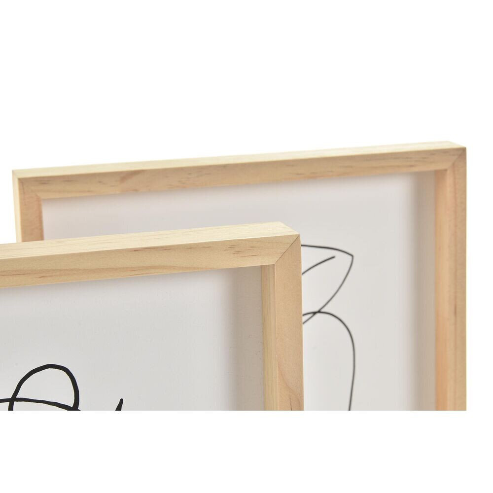 Glezna DKD Home Decor (25 x 3 x 25 cm) (2 gb.) cena un informācija | Gleznas | 220.lv