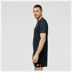 Īsroku Sporta T-krekls New Balance Impact Run AT N-Vent Melns cena un informācija | Sporta apģērbs vīriešiem | 220.lv