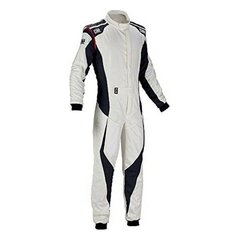 Комбинезон для гонок OMP Tecnica Evo MY2018 Белый Антрацитный (Размер 58) цена и информация | Мужская спортивная одежда | 220.lv