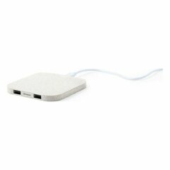 Bezvadu Qi Lādētājs ar USB Pieslēgvietām 146534 ABS (25 gb.) cena un informācija | Lādētāji-akumulatori (Power bank) | 220.lv