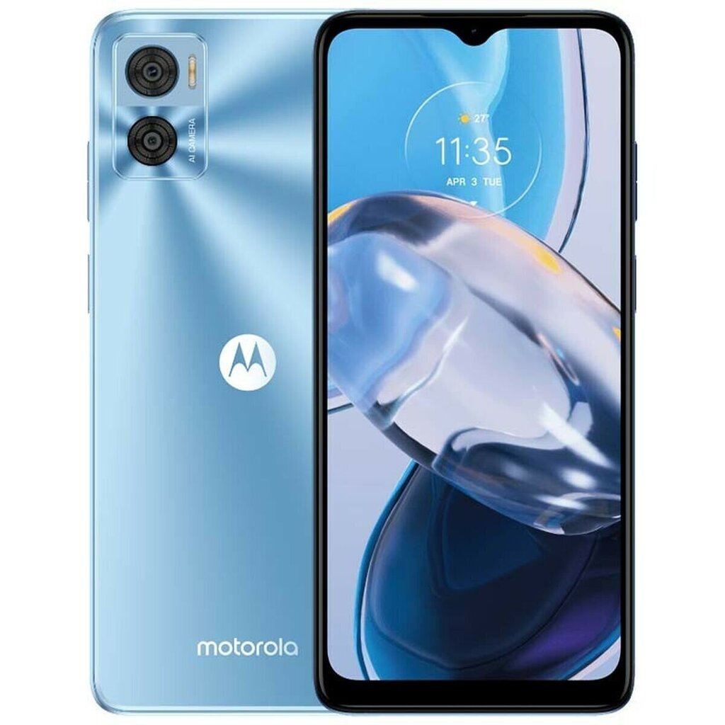Motorola Moto E22 XT2239-6, 64 GB, Dual SIM Blue цена и информация | Mobilie telefoni | 220.lv
