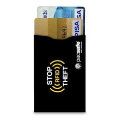 Karšu maks 2 PCS Pacsafe RFIDsleeve 25, Melns 20733-UNIW цена и информация | Женские кошельки, держатели для карточек | 220.lv