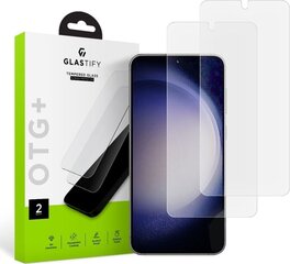 Aizsargstikls Glastify OTG+ 2-Pack Samsung Galaxy S23 cena un informācija | Ekrāna aizsargstikli | 220.lv