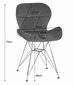4 krēslu komplekts Nes, zils cena un informācija | Virtuves un ēdamistabas krēsli | 220.lv
