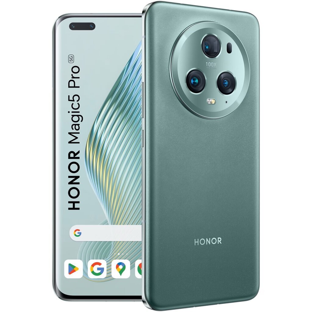 Honor Magic5 Pro 5109ARFA 5G Dual SIM 12/512GB, Meadow Green cena un informācija | Mobilie telefoni | 220.lv