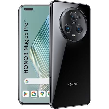 Honor Magic5 Pro 5109AREX 5G Dual SIM 12/512GB, Black цена и информация | Mobilie telefoni | 220.lv