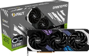 Palit GeForce RTX 4070 GamingPro OC (NED4070H19K9-1043A) цена и информация | Видеокарты (GPU) | 220.lv