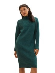 Tom Tailor sieviešu trikotāžas kleita, tumši zaļa cena un informācija | Kleitas | 220.lv