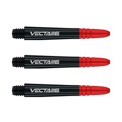 Šautriņu kātiņi Winmau Vecta, vidēji, 37 mm, melnas krāsas цена и информация | Дартс | 220.lv