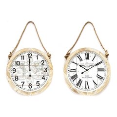 Sienas pulkstenis DKD Home Decor (2 pcs) (50 x 4 x 50 cm) cena un informācija | Pulksteņi | 220.lv