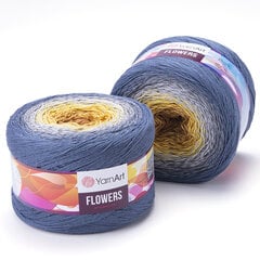 Пряжа для вязания YarnArt Flowers 250г, цвет 316 цена и информация | Принадлежности для вязания | 220.lv