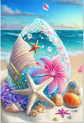 Жемчужная картина 5D Diamond Puzzle P64, 40х40 см ( 34X34cm ) цена и информация | Алмазная мозаика | 220.lv