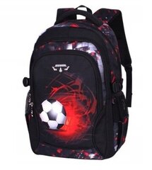 Рюкзак школьный K&M черный, красные оттенки цена и информация | Школьные рюкзаки, спортивные сумки | 220.lv