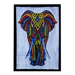 Настенное искусство из хлопка с начесом вручную-Слон
0,18Kg цена и информация | Детали интерьера | 220.lv