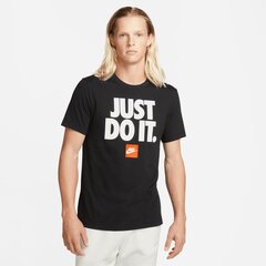 Мужская футболка Nike FRAN JDI VERBIAGE, черная цена и информация | Мужские футболки | 220.lv