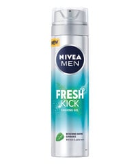 Nivea Men Fresh Kick Shaving Gel, 6 набор упаковки цена и информация | Косметика и средства для бритья | 220.lv