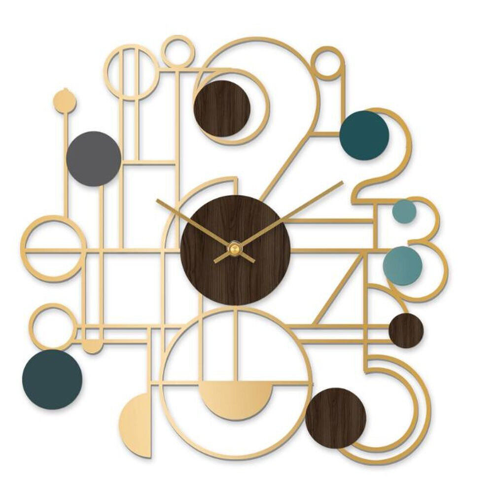 Sienas pulkstenis DKD Home Decor (60 x 4.5 x 60 cm) cena un informācija | Pulksteņi | 220.lv